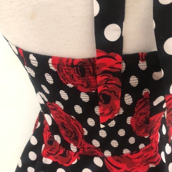 20s Style Dress 👗 fit and flare sweetheart cut Size Small - Picture 4 of 5